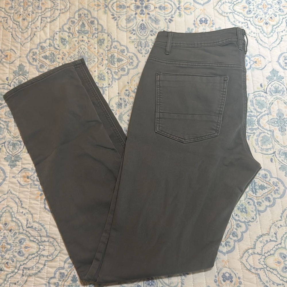 Departwest Gray Trouper Stretch Jean Buckle
